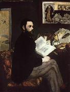 Edouard Manet Portrait of Emile Zola (mk09) USA oil painting reproduction